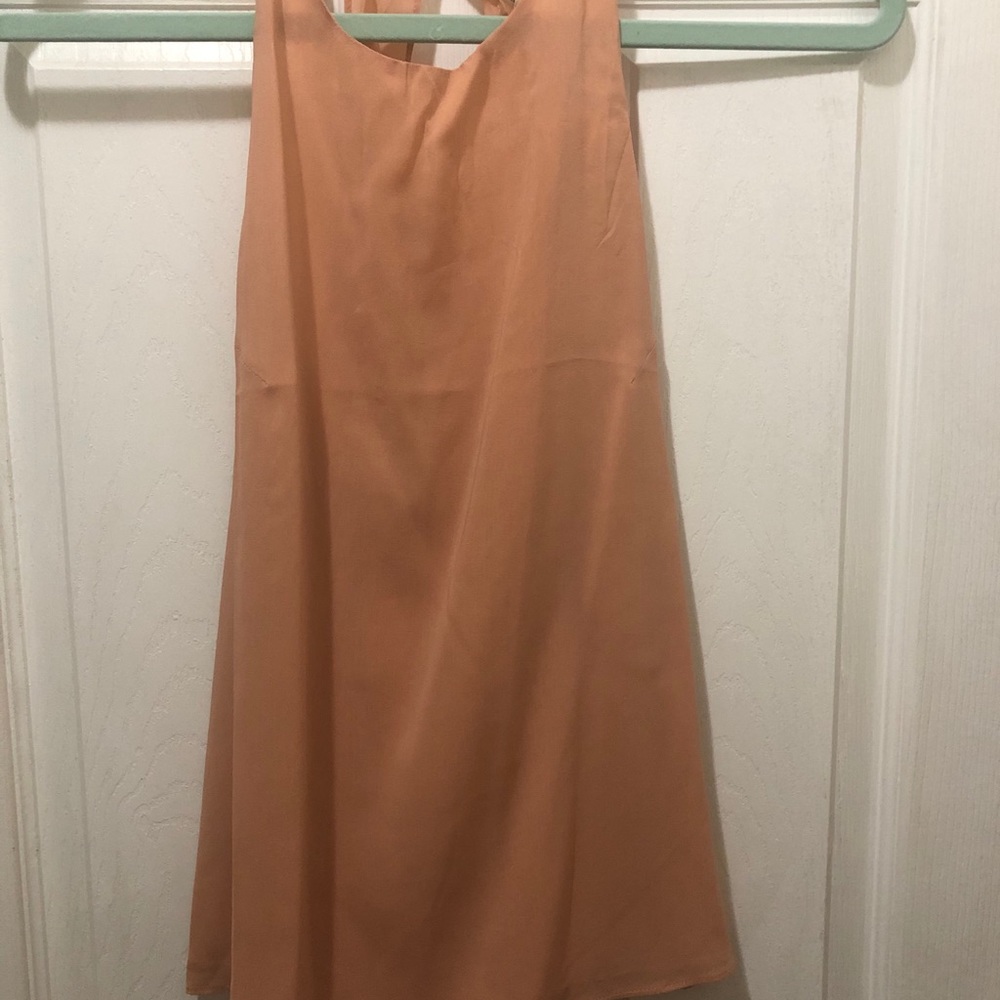 Women’s sleeveless Blouse double layer coral color